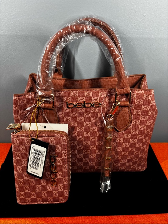 Handbags - Bebe Adele Satchel Handbag with Matching Wallet